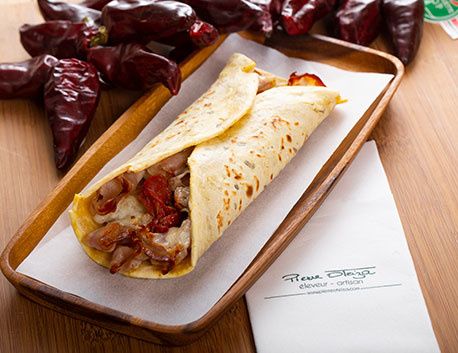 TALOA SANDWICH DU BERGER PIERRE OTEIZA GALETTE GARNIE