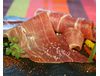 Sliced Kintoa ham in vacuum