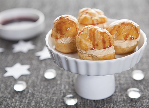 Choux au foie gras