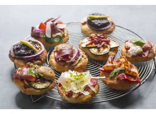Mini toasts garnis 