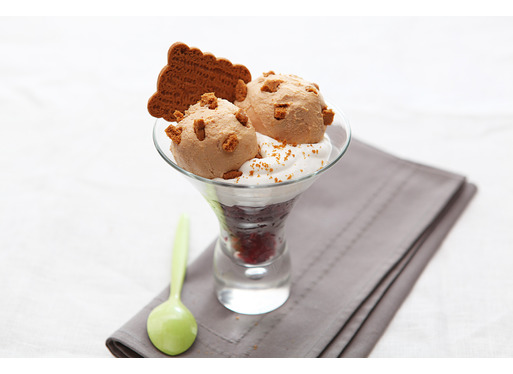 Coupe glacée au foie gras de canard et Spéculoos