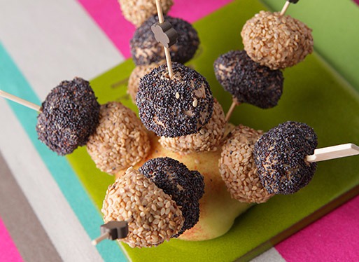 Recette de brochettes "surprise" au foie gras 
